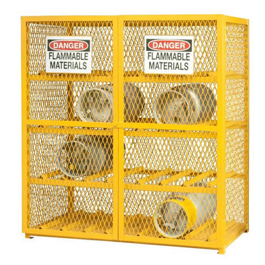 ECON GAS CYL CAB 16CYL #50 YELLOW - Model EGCC16-50